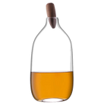 Signature Float Decanter with Walnut Stopper designed by LSA.