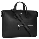 Montblanc's Meisterstück Selection Soft Black Slim Document Case features a zip pocket on the front.