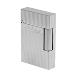 S.T. Dupont's Ligne 2 Small Microdiamond Palladium Lighter has the brand name engraved on the front.