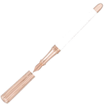 This Liberté White Lacquer & Rose Gold Fountain Pen has been designed by S.T. Dupont Paris.