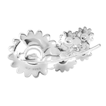 gj 20001153 ear cuff daisy enamel