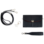 wolf 1834 mimi cross body bag in black detached