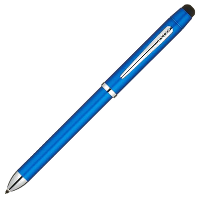 cross at0090 8 tech3 metallic blue pen