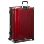 tumi blaze red suitcase exp