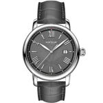 This is the Montblanc Star Legacy Grey Sfumato Alligator Automatic Date Watch.