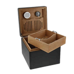 black cigar humidor