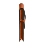 mb198815 montblanc rust orange 2 pen pouch