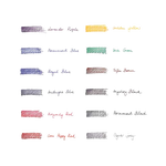 montblanc ink colour chart