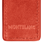 coral leather pen pouch