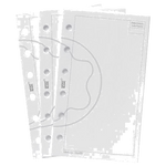 The Montblanc small white blank pages.