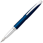 The Cross ATX Translucent Blue Lacquer with Stainless Steel Nib.