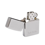 2 paul smith chrome zippo lighter with engraved logo m1a paul azippo 82 0 1