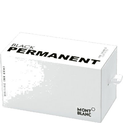 montblanc permanent black ink bottle
