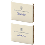 These are the Graf von Faber-Castell Cobalt Blue Ink Cartridges 2 x Pack of 6.