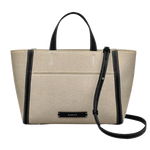 The Oak Street Canvas Natural Medium Ziptop Grab Bag by Radley.