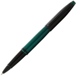 This is the Cross Matte Green & Black Lacquer Calais Rollerball Pen.