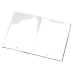 Montblanc Augmented Paper Plain A5 notebook open showing the white pages.