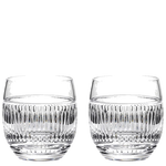 These Art Deco 2 x 35cl Gin & Tonic Tumblers have been designed by Royal Scot Crystal.