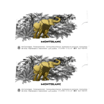 Around the World in 80 Days Brown Ink Cartridges By Montblanc