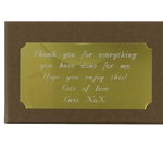 Personalised Bollinger R.D. Champagne for a Thank You Gift.