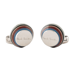 Paul Smith Striped Taper Logo Cufflinks