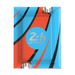 This S. T. Dupont 24 Heures du Mans Porcelain Blue & Orange Ashtray is made with a lacquer coating on the porcelain.