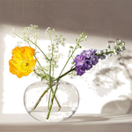 lsa signature flower small curved bouquet vase lifestyle
