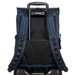 tumi navy alpha bravo logistics backpack add a bag sleeve