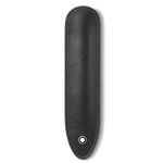 This Montblanc Meisterstück 1 Pen Sleeve in Black Leather is made out of calfskin leather that has been tanned in plain black.