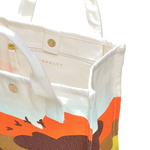 3 radley on safari pecan brown small open top canvas grab bag 111363