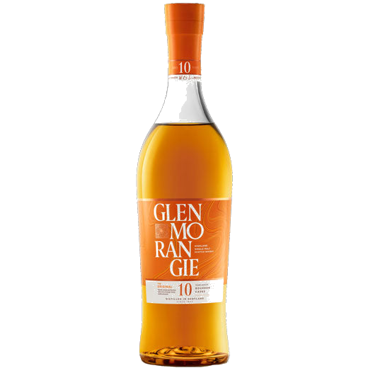 glenmorangie 10 years old 75 cl whisky bottle