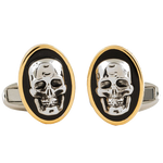 These Cameo Skull Cufflinks have been designed by Paul Smith.
