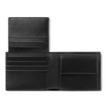 montblanc black leather wal 1