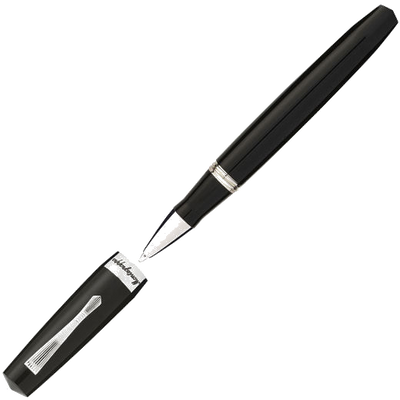 montegrappa jet black elmo 02 rollerball pen