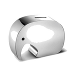 Georg Jensen's Moneyphant Matte Silver Money Box makes a lovely gift for kids as they can save their coins inside this money box that is made from stainless steel.