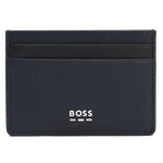 This BOSS card holder is made from a textured leather and features the brand name on the front.