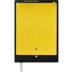 This is the Montblanc Black Fine Stationery #146 Notebook with Yellow Pocket.