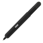 LAMY Pico matt black ballpoint pen, with silver-coloured logo.