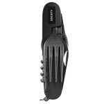 society paris black stainless steel cutlery multi tool closed