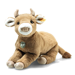 Steiff's Resi the Calf, 32 cm Brown is made out of polyester with a soft plush.