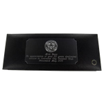 Montblanc corporate plaque engraving for Leicester City Football Club.