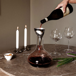 georg jensen stainless steel sky wine funnel lifestyle