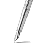 Yard-O-Led Year Of The Tiger Standard Fountain Pen In Sterling Silver with Medium Nib