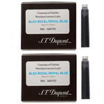 Fountain Pen Ink Cartridges - Royal Blue - 2 x Packs of 6