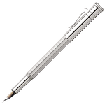 Graf von Faber Castell Sterling silver Classic Range fountain pen with 18K nib.