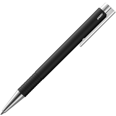 lamy matte black logo m plus ballpoint pen