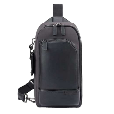 black tumi sling bag