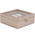 wolf rose gold palermo 6 piece watch box side