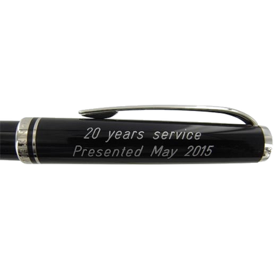montblanc two line writing instrument cap engraving grotesque italics 20 years service 054a3e37de533dc0ea799fda5987d190