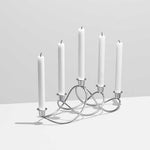 Mirror Polished Stainless Steel Harmony Candle Holder